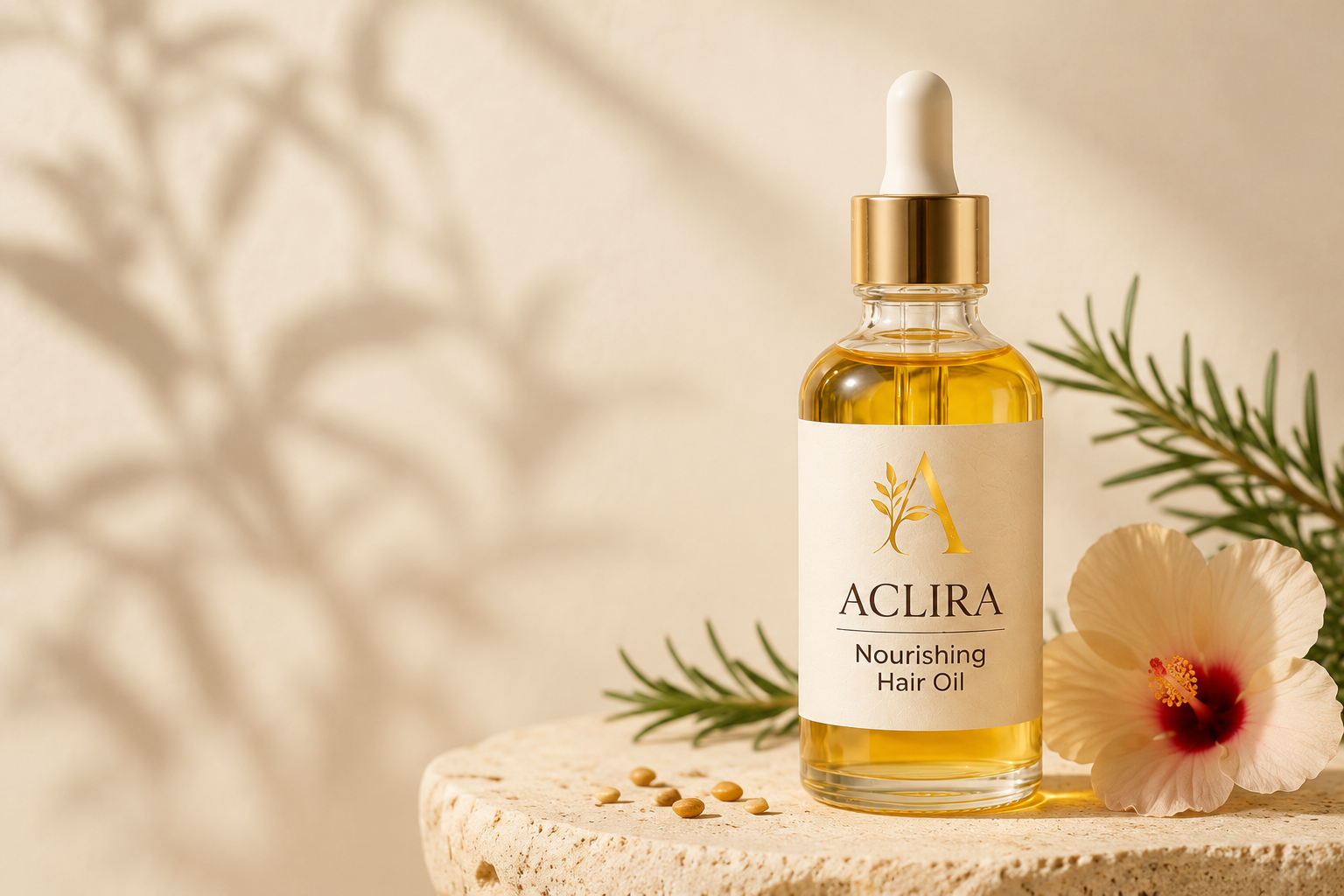 Aclira Nourishing Hair Oil bottle